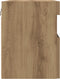 vidaXL - TV - Wandkasten - met - LED-verlichting - 2 - stuks - Artisan - Eiken - 60x30x40 - cm