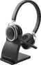 Grandstream GUV3050 - Draadloze Hoofdband Headset - USB-aansluiting Bluetooth - Zwart Zilver