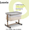 Lionelo Leonie - 3-in-1 Babybed - Co-sleeper met verstelbare hoogte en anti-reflux positie - Beige