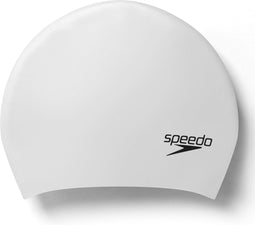Speedo Long Hair Cap Unisex - Zilver - One Size