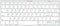 Celly SWKEYBOARDBT - Draadloos Toetsenbord - Stil Typen - Wit