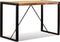 vidaXL - Eettafel - 120 - cm - massief - gerecycled - hout