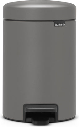 Brabantia NewIcon Prullenbak - 3 liter - Mineral Concrete Grey