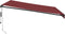 vidaXL - Luifel - automatisch - uittrekbaar - met - LED's - 400x300 - cm - bordeaux