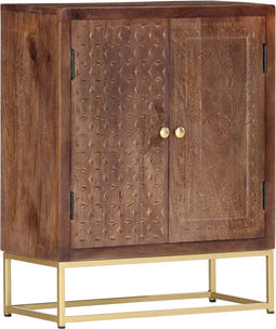vidaXL - Dressoir - 60x30x75 - cm - massief - mangohout