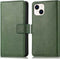 iMoshion Hoesje Geschikt voor iPhone 15 Hoesje Met Pasjeshouder - iMoshion Luxe Bookcase - Groen