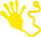 Mega Plakhand (gaat tot 1,5 meter ver) 1 stuk - Plakhandje - Giant Sticky Hand - Uitdeelcadeau
