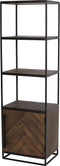 Light & Living Kast CHISA hout zwart 180 x 55 x 40