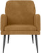 vidaXL Fauteuil - Fluweel - 62x79x79 cm - Bruin