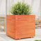 vidaXL - Plantenbak - 70x70x72 - cm - massief - grenenhout - wasbruin