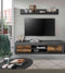 Furnilux Jam Lowboard - Tv meubel - Praktische indeling - Bruin - 40x37x160cm