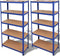 vidaXL - Opbergrekken - 2 - st - blauw
