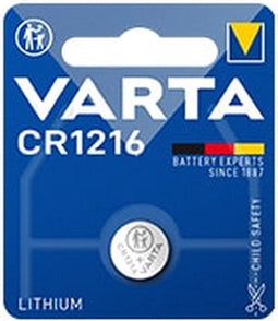 Varta CR1216 - Lithium Knoopcel Batterij 3V - 27 mAh