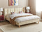 SENLIS - Tweepersoonsbed - Beige - 180 x 200 cm - Fluweel