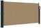 vidaXL - Windscherm - uittrekbaar - 100x500 - cm - taupe