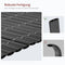 Woltu PVC Privacy Scherm 100 x 300 cm Grijs - Weerbestendig en UV-bestendig Tuinscherm