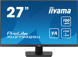 Iiyama ProLite XU2794QSU - Monitor 27" - 2560x1440 (Quad HD) 100Hz VA - Zwart