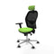 Jorquera Piqueras y Crespo 3D086G2 - Bureaustoel met hoofdsteun - Verstelbare hoogte - Pistache