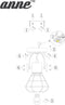 Spot Anne Lighting Guersey - Wit
