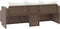 vidaXL - Loungeset - poly - rattan - bruin