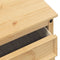 vidaXL - Wandtafel - Corona - 73x35x73 - cm - massief - grenenhout