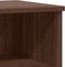 vidaXL - Nachtkastje - 40x35x50 - cm - bewerkt - hout - bruin - eikenkleur