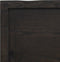 vidaXL - Wastafelblad - 200x30x(2-4) - cm - behandeld - massief - hout - donkerbruin