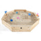 Plum Play Giant Houten Zandbak - 1,5 x 1,5 m - Inclusief dekse en grondzeil - Natuurlijk hout