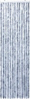 vidaXL - Vliegengordijn - 56x200 - cm - chenille - zilverkleurig