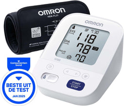 OMRON X3 Comfort - Bloeddrukmeter Bovenarm - Intelli Wrap-manchet 22-42 cm - 5 jaar Garantie