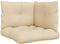 vidaXL - Palletkussens - 3 - st - stof - beige