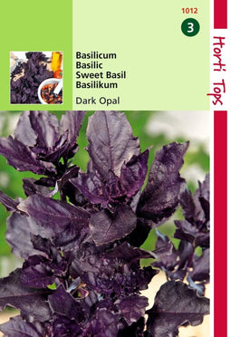 2 stuks - Hortitops - Basilicum Rode Dark Opal