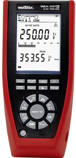 Metrix MTX 3297Ex Multimeter Digitaal Beveiligd tegen explosies CAT III 1000 V, CAT IV 600 V Weergave (counts): 60.000