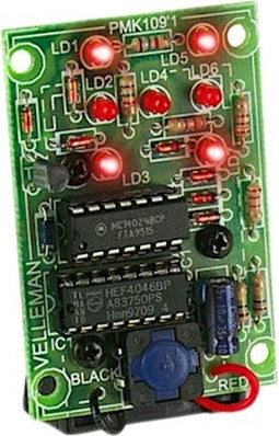 Velleman Mini-kit Dobbelsteen Elektronisch Led 42 X 60 Mm