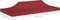 vidaXL - Partytentdak - 580 x 291 cm - UV- en waterbestendig - Bordeauxrood