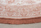 Housecraft Living Reza Vloerkleed Rond 160 cm Vintage Perzisch/ Oosters Motief Roze/Grijs