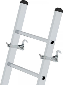 MUNK Ladderkop Lock Haak - Ladderhouder - Traploos instelbaar - Haak Ø 50mm (2 stuks)