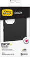 OtterBox React - Back Cover - Superslank en veerkrachtig - Zwart