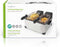 Nedis Frituurpan - Capaciteit: 2x3 l - 3600 W - 90 °C - 190 °C