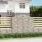 vidaXL - Schanskorven - 3 - st - gewelfd - 200x30x180/200 - cm - ijzer
