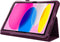 Lunso - Geschikt voor iPad 10 (2022) - Stand flip Bookcase hoes - Paars