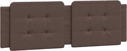 vidaXL - Hoofdbordkussen - 160 - cm - kunstleer - bruin