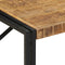 vidaXL - Salontafel - 100x100x35 - cm - massief - ruw - mangohout