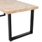 WOOOD Tablo Tafel Visgraat met U-poot - Mango - 75x180x90