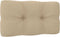 vidaXL Bankkussens pallet 2 st beige