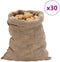 Jutezakken 30 stuks 220 g/m² 60x105 cm 100% jute