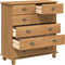 vidaXL - Ladekast - 'ASKIM'91x40x95,5 - cm - Massief - Hout - Pine