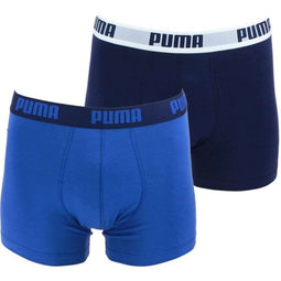 Heren Boxer Shorts Puma Basic Blauw Maat