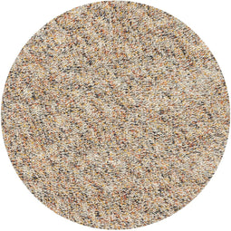 Brink en Campman - Dots 170213 Rond Vloerkleed - 250 rond - Rond - Laagpolig,Rond,Structuur Tapijt - Modern - Meerkleurig