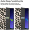 imoshion Tablet Hoes - Geschikt voor Samsung Galaxy Tab S9 11.0 inch Ultra / Galaxy Tab S10 Ultra - Design Trifold Bookcase - Leopard
